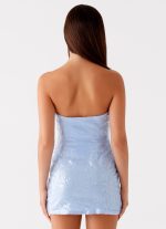 Martini Mini Dress - Blue - 图片 4