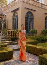 Melrose Satin Chiffon Maxi Dress - Sunset Floral - 图片 3