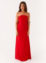 Meredith Maxi Dress - Red - 图片 3