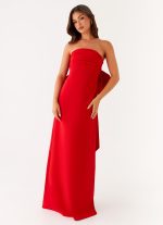 Meredith Maxi Dress - Red - 图片 6