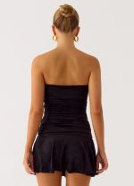 Meridella Strapless Mini Dress - Black - 图片 3