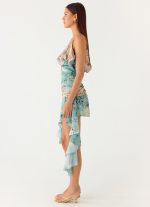 Meylissa Hanky Mini Dress - Aqua Blur - 图片 2