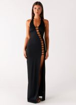 Midnight Dreams Maxi Dress - Black
