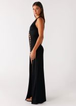 Midnight Dreams Maxi Dress - Black - 图片 2