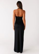 Midnight Dreams Maxi Dress - Black - 图片 4
