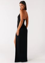 Midnight Dreams Maxi Dress - Black - 图片 5
