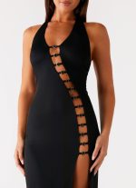 Midnight Dreams Maxi Dress - Black - 图片 6