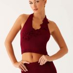 Miffy Crochet Top - Maroon
