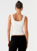Miliani Eyelet Top - White - 图片 4