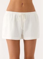 Millo Linen Shorts - Ivory