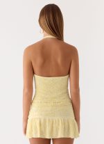 Mimi Beaded Mini Skort - Yellow - 图片 3