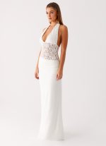 Miri Halter Maxi Dress - Ivory - 图片 6