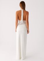 Miri Halter Maxi Dress - Ivory - 图片 7