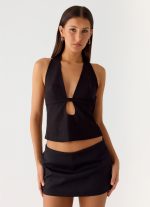 Mirna Micro Skort - Black - 图片 4