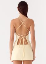 Mirna Micro Skort - Lemon Yellow - 图片 3