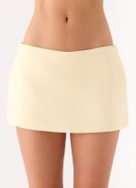 Mirna Micro Skort - Lemon Yellow