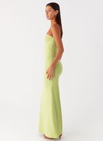 Moara Cut Out Maxi Dress - Lime Green - 图片 7