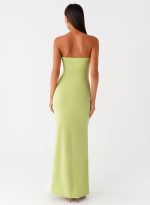 Moara Cut Out Maxi Dress - Lime Green - 图片 8