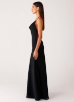 Morning Crush Cowl Maxi Dress - Black - 图片 2
