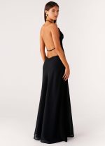 Morning Crush Cowl Maxi Dress - Black - 图片 4