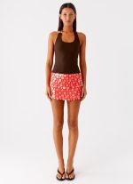 Nera Halter Top - Chocolate - 图片 2