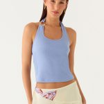 Nera Halter Top - periwinkle