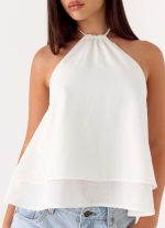 Nerina Top - White - 图片 5