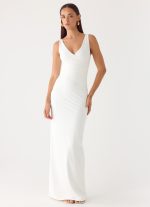 Nerine Maxi Dress - White - 图片 4