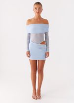 No Doubt Mini Dress - Blue - 图片 2