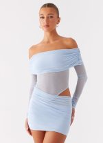 No Doubt Mini Dress - Blue - 图片 4