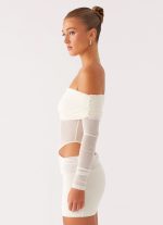 No Doubt Mini Dress - Ivory - 图片 3