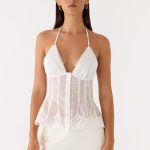 Non Stop Halter Top - White