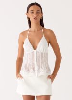 Non Stop Halter Top - White - 图片 6