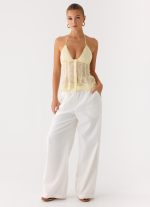 Non Stop Halter Top - Butter Yellow - 图片 5