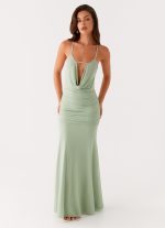 Norah Maxi Dress - Sage - 图片 6