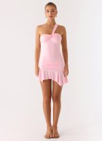 Not Your Fan Cut Out Mini Dress - Pink - 图片 4