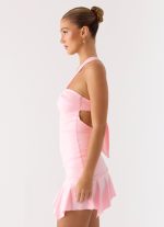 Not Your Fan Cut Out Mini Dress - Pink - 图片 2