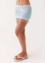 Ocean Star Mini Skirt - Blue - 图片 3