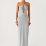 Off The Bass Maxi Dress - Grey