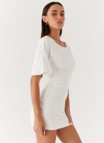 Omari Mini Dress - White - 图片 5