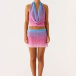 One More Time Sequin Knit Top - Disco Ombre