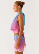 One More Time Sequin Knit Top - Disco Ombre - 图片 2