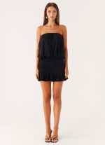 Only A Dream Strapless Mini Dress - Black - 图片 4