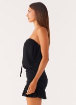 Only A Dream Strapless Mini Dress - Black - 图片 2