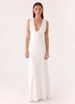 Options Maxi Dress - White - 图片 2