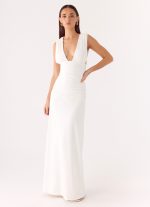 Options Maxi Dress - White - 图片 5