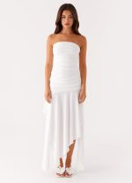 Ora Strapless Maxi Dress - White - 图片 2