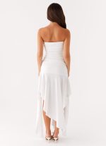Ora Strapless Maxi Dress - White - 图片 4