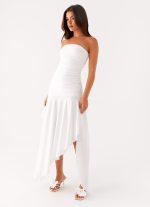Ora Strapless Maxi Dress - White - 图片 6