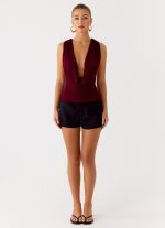 Oracle Top - Plum